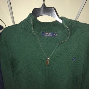Green Polo sweater